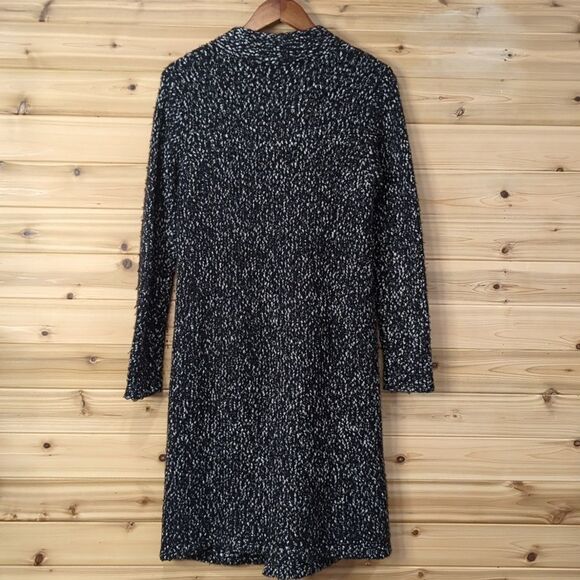 J. McLauglin Sweater Womens Small Black Duster Cardigan Wool - Picture 6 of 10